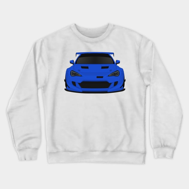 GT86 widebody Blue Crewneck Sweatshirt by VENZ0LIC